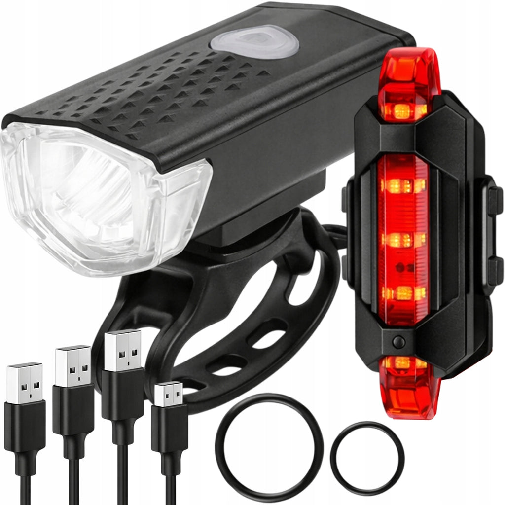 fahrradbeleuchtung vorne led Fahrradlampe vorne + hinten – starkes LED-Licht – b2b-Beautiona