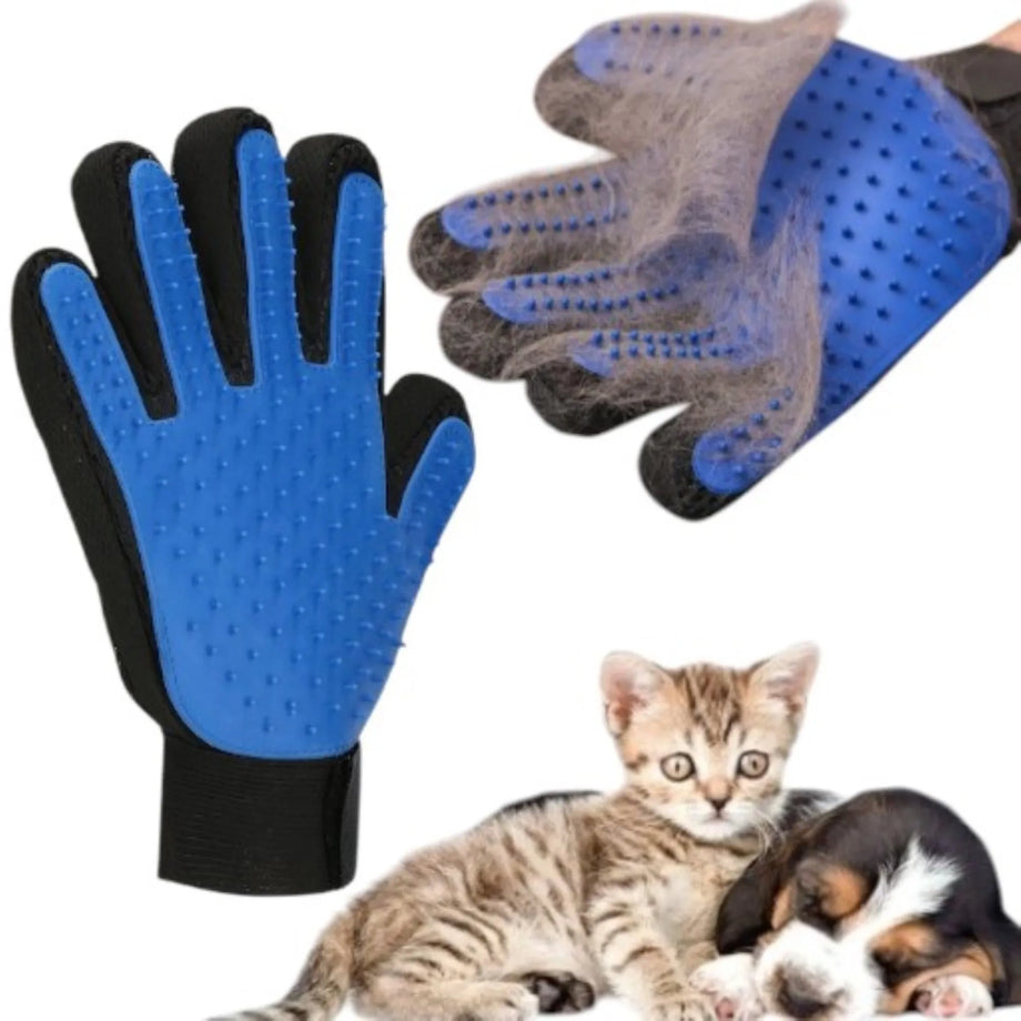 handschuh für katzenfell Massierender Haarhandschuh für Hunde und Katzen – b2b-Beautiona